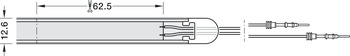 bande LED COB avec encapsulation PUR, LED 1159, 24 V, monochrome