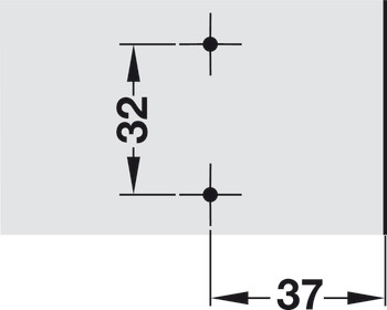 clavette, –5°, 6 mm, Clip/Clip Top, à placer en dessous pour les applications d'angle