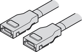 Câble de connexion, Häfele Loox5 pour bande LED silicone monochrome, 8 mm