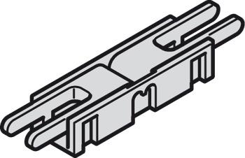 Clip d'assemblage, pour bande LED Häfele Loox5 5 mm 2 pôles (monochrome)