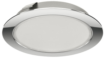 Luminaire à encastrer, Häfele Loox LED 3039 24 V 3 pôles (multi-blanc) diamètre de perçage 55 mm acier