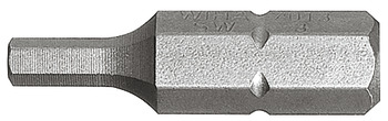 embout SW, six pans creux, L=25 mm, acier chrome-vanadium