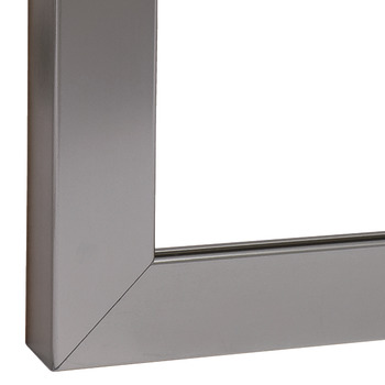 Profilé de cadre en aluminium pour vitre, pour épaisseur de verre 4 mm