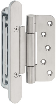 Paumelle de porte pour portes de projet, Startec DHX 4120, pour portes de projet à recouvrement jusqu'à 160 kg