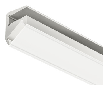 Profilé des bords en verre, Profilé 5101 pour bandes LED, aluminium
