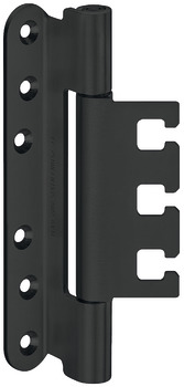 Paumelle de porte pour portes de projet, Startec DHX 2160/16, pour portes de projet en feuillure jusqu'à 160 kg