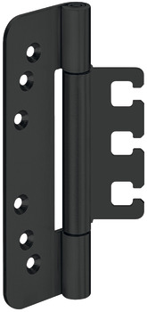 Paumelle de porte pour portes de projet, Startec DXH 1160/16, pour portes de projet à recouvrement jusqu'à 160 kg
