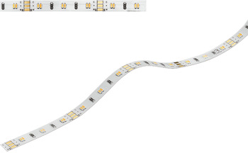 Ledstrip, Häfele Loox5 LED 2064 12 V 8 mm 3-pol. (multiwit), 2 x 60 leds/m, 4,8 W/m, IP20