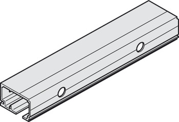 Looprail, voorgeboord, 47,5 x 31 mm (b x h)