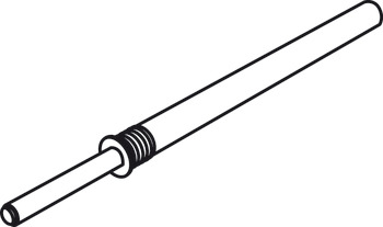 Klepschaar met kabel, voor kleppen van hout en met aluminium kader, met instelbare remwerking