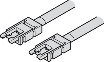 Verbindingskabel, voor Häfele Loox5 ledstrip 8 mm 3-pol. (multi-wit)
