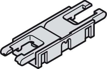 Clipverbinder, voor Häfele Loox5 ledstrip, 8 mm, 2-pol. (monochroom of multiwit 2-draadstechnologie)
