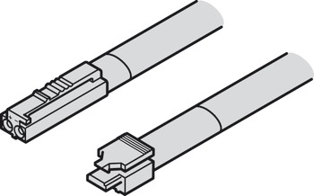 Aansluitkabel, per Häfele Loox5 12 V modulare con connettore a clip a 2 poli (monocromatico o tecnica a 2 fili multi-white)