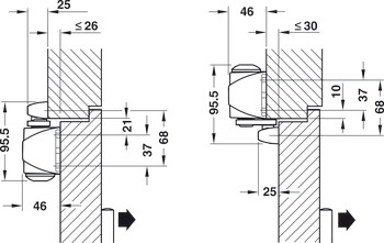 Regeneratief De layout Pijler Bovenliggende deurdranger, TS 90 Impulse, met vastzetinrichting, EN 3–4,  Dorma - in de Häfele België Shop