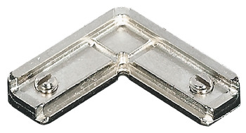 Hoekverbinder, voor aluminium glaskaderprofielen 23/26/38 x 14 mm