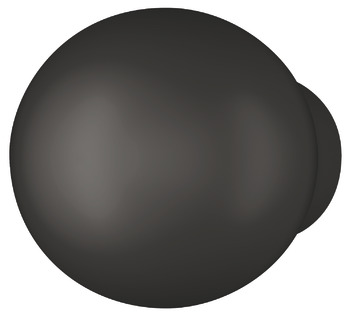 Meubelknop, van polyamide, diameter 23 mm, rond