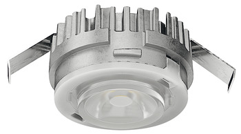 In-/opbouwverlichting, Häfele Loox LED 3090, 24 V, 2-pol. (monochroom), boorgat-Ø: 26 mm, aluminium