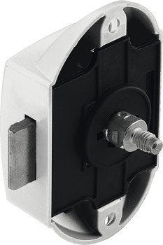 Draaistangslot, Häfele Push-Lock, doornmaat 25 mm, eenzijdig bedienbaar